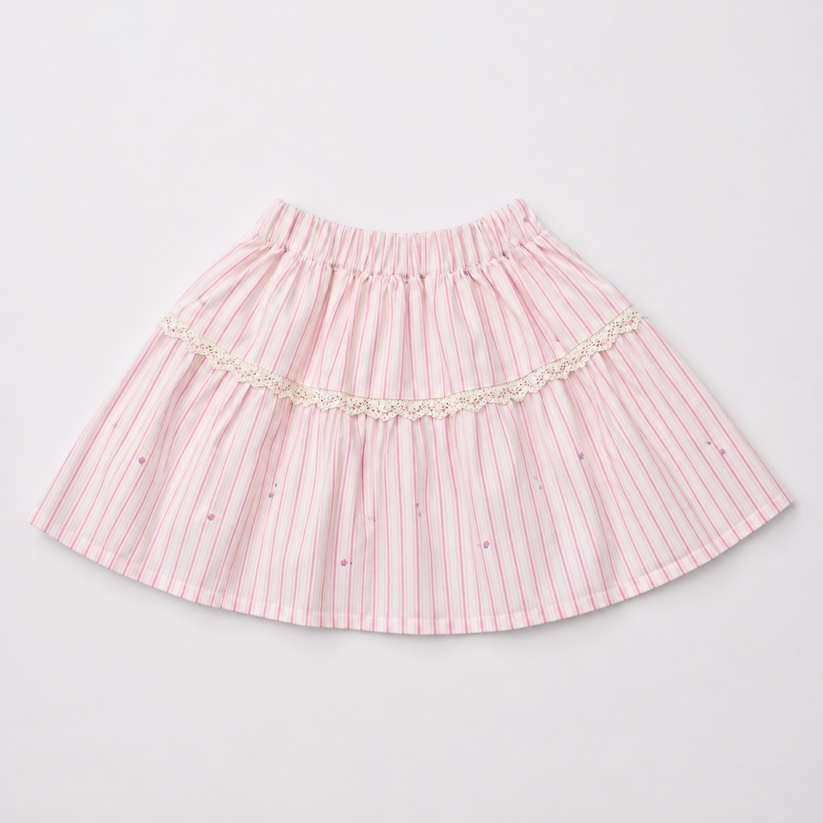 Candy stripes girl skirt