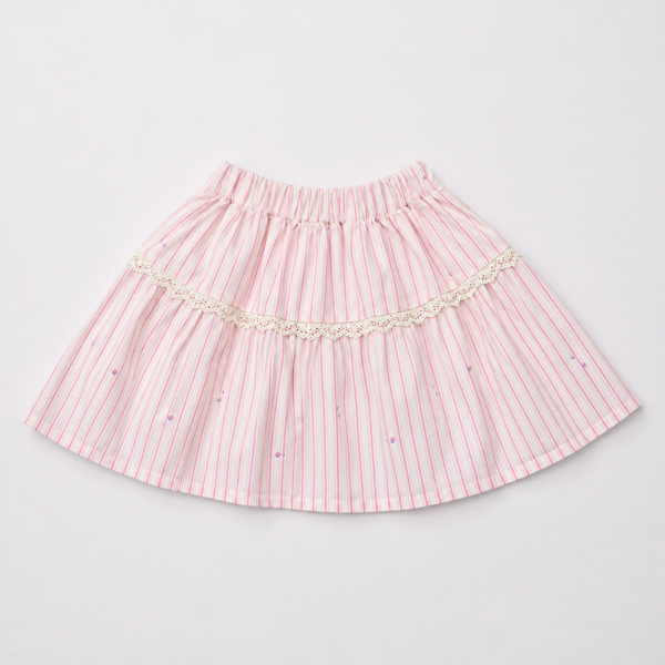 Candy stripes girl skirt