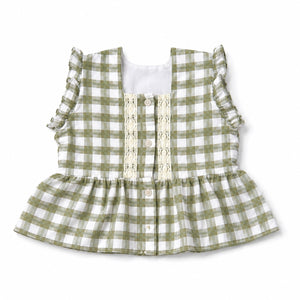Olive days peplum top