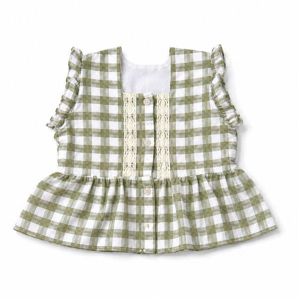 Olive days peplum top