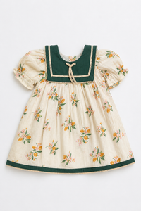 Lemon garden dress