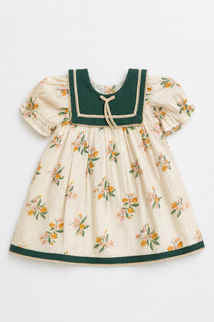 Lemon garden dress